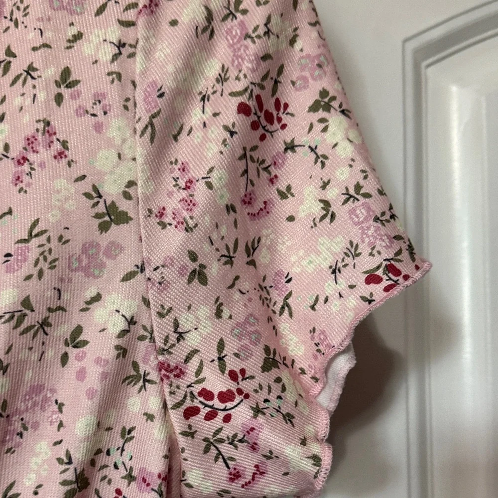Amazon Pink Floral Mini Dress - Picture 5 of 5